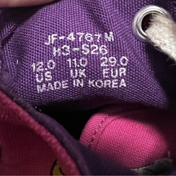 Rare Keds Looney Tunes Vintage 1993 Tweety Bird Canvas Sneakers Girls 12 Pink - Picture 9 of 16